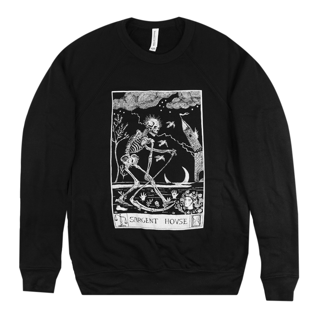 SH Reaper Black Crew Neck Pullover Sweatshirt