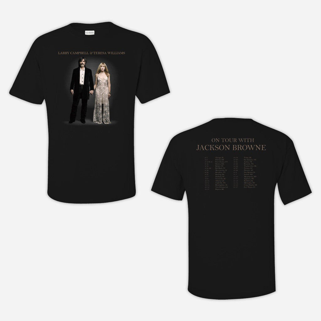 Jackson Browne 2015 Tour Black T-Shirt