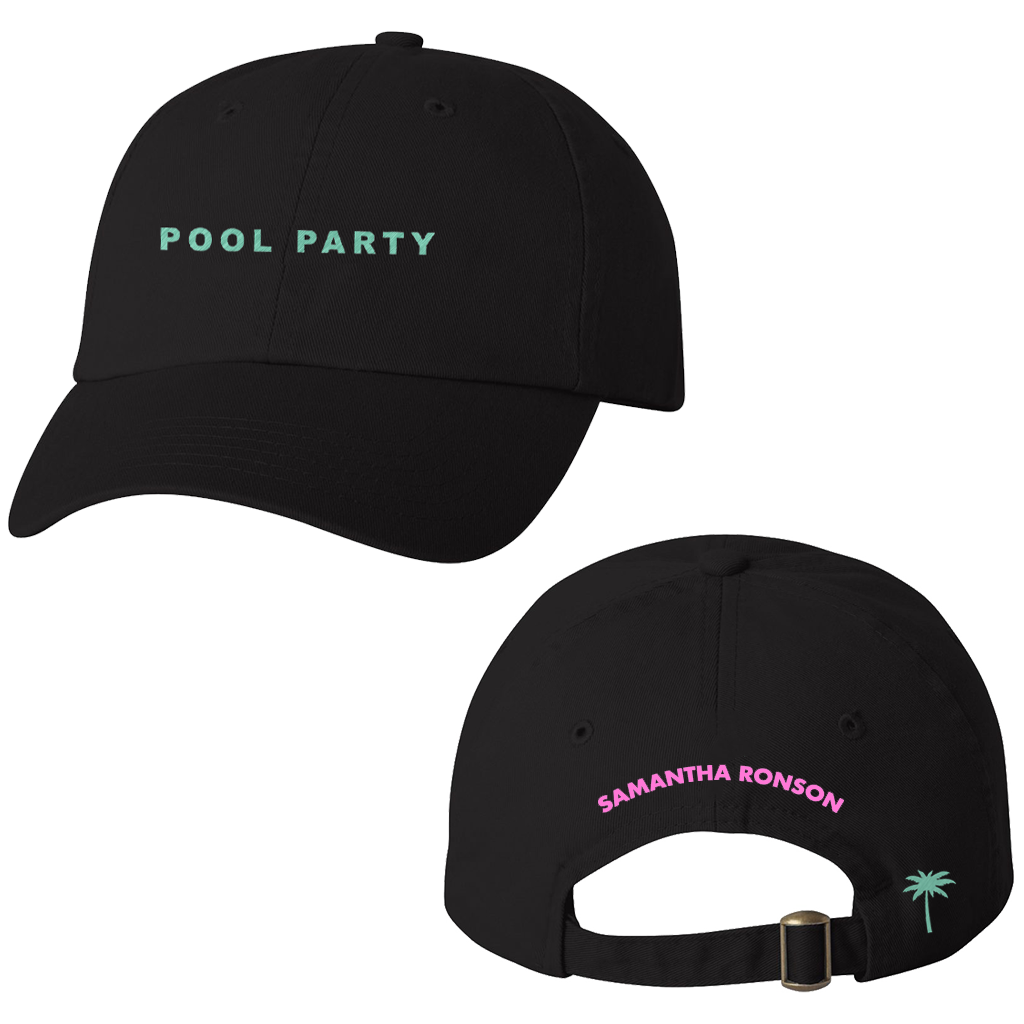Pool Party Black Dad Hat