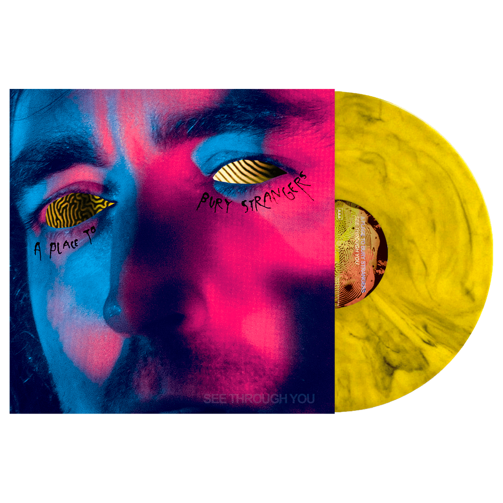 See Through You Yellow & Black Marble Vinyl