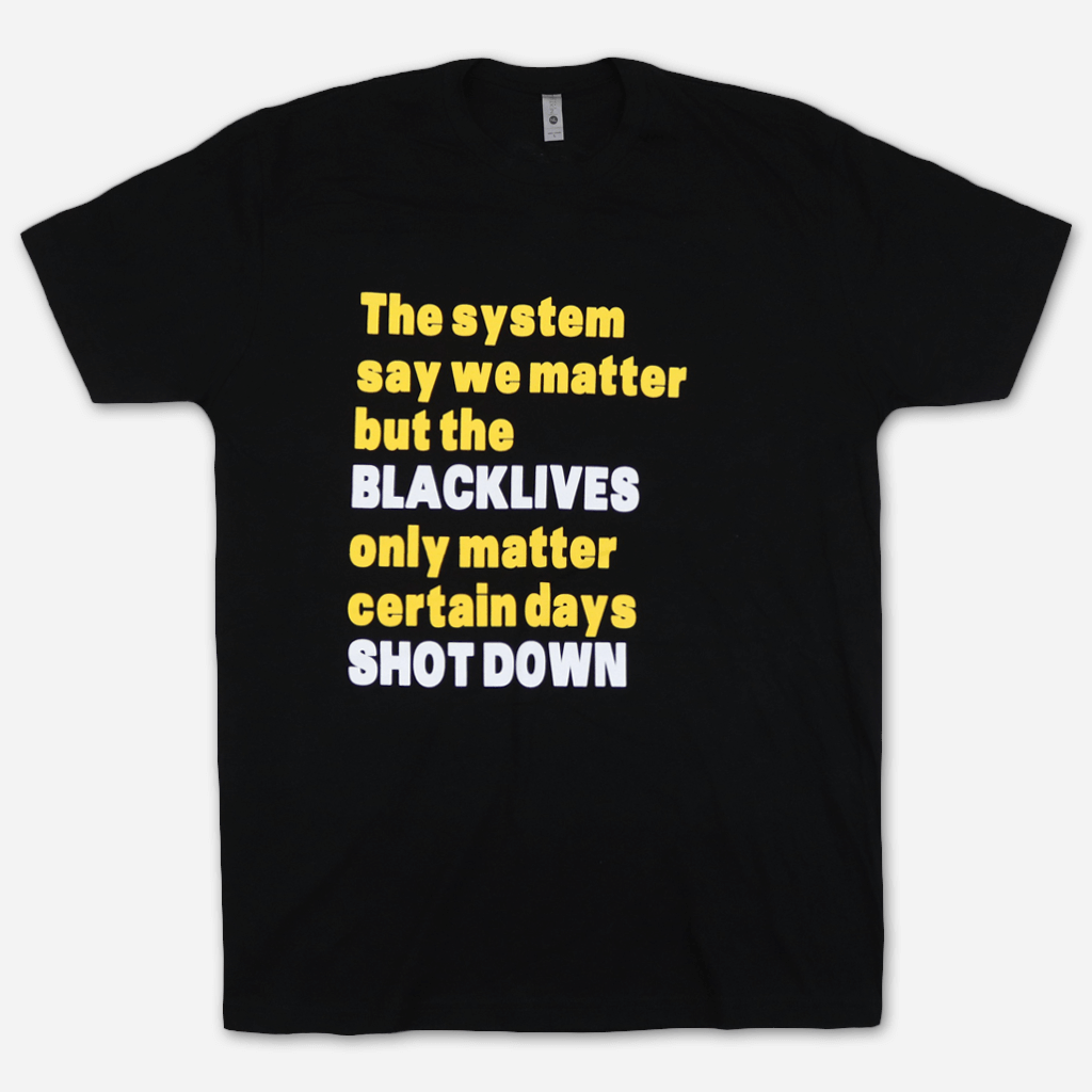 Shot Down Black T-Shirt