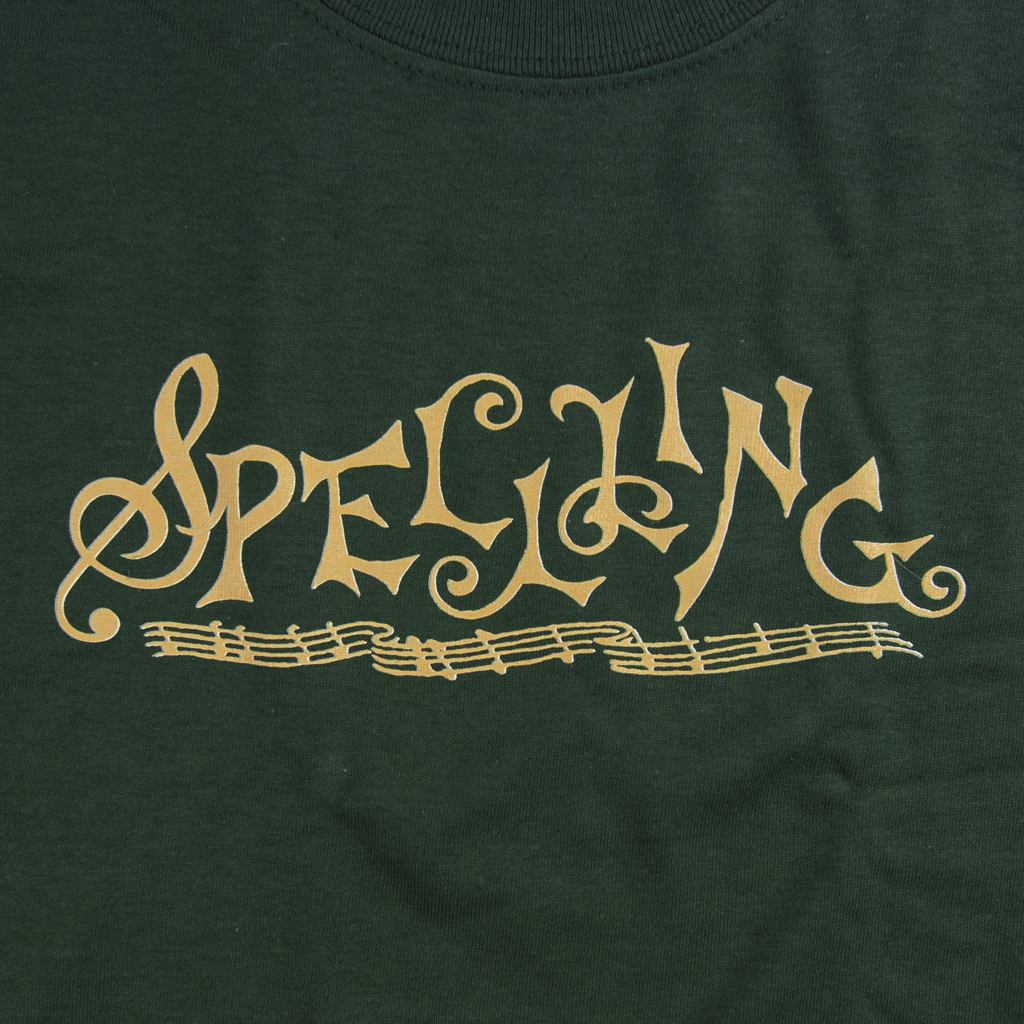 SPELLLING Logo Green T-Shirt