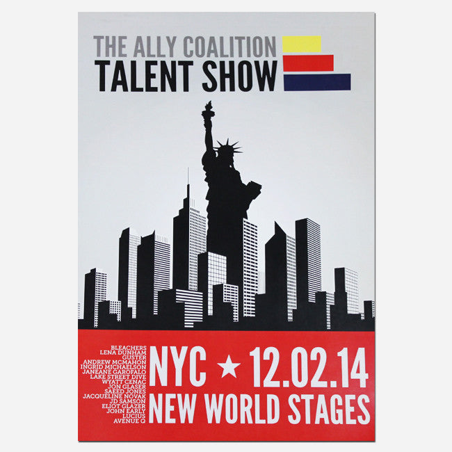 TAC Talent Show NYC 16" x 11" Poster
