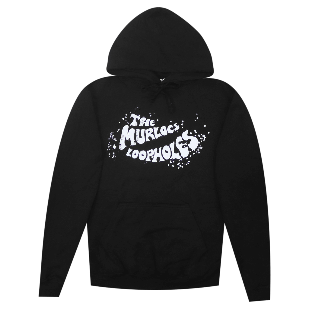 Loopholes Black Pullover Hoodie