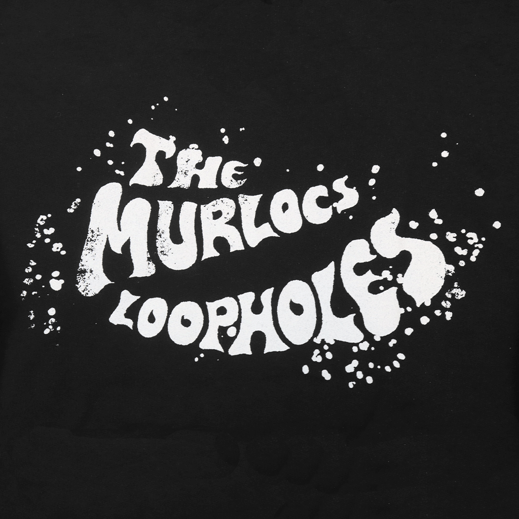 Loopholes Black Pullover Hoodie