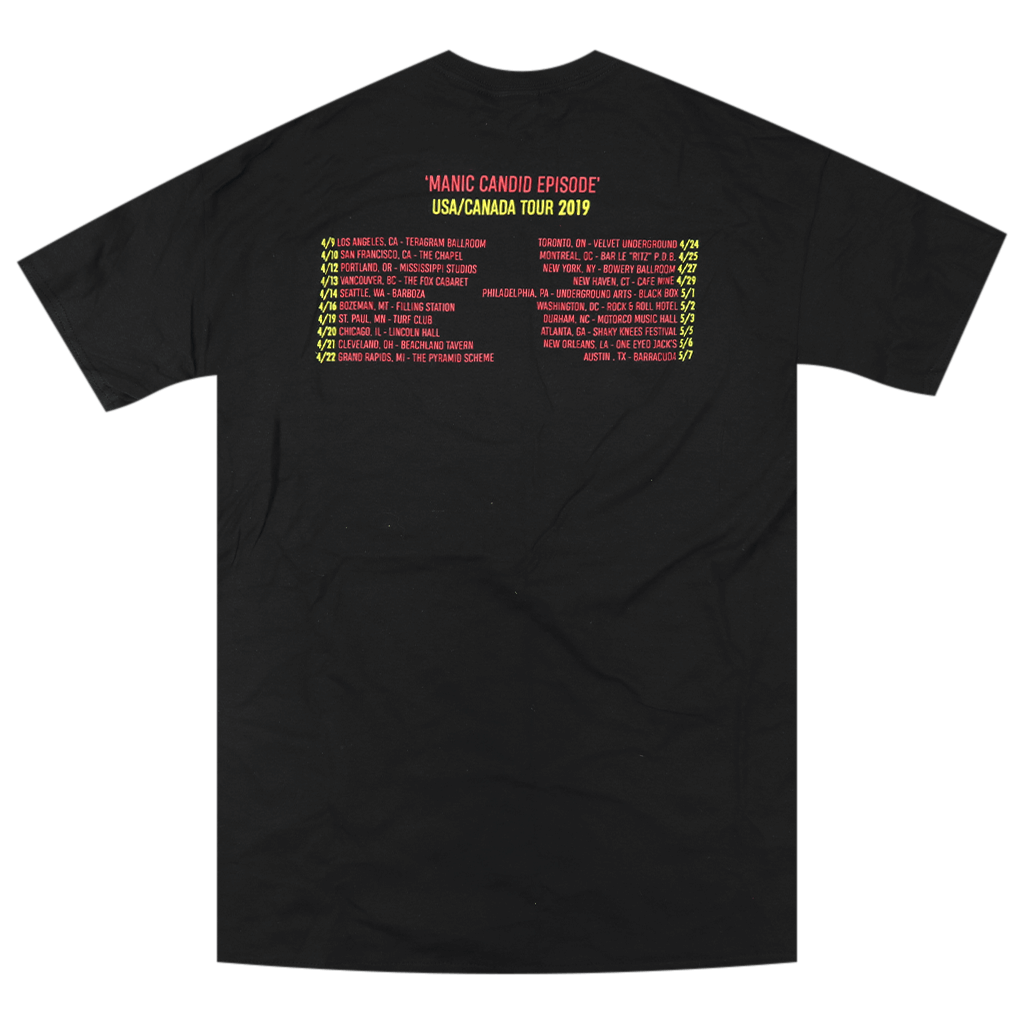 Manic Candid Episode USA/Canada 2019 Tour T-Shirt