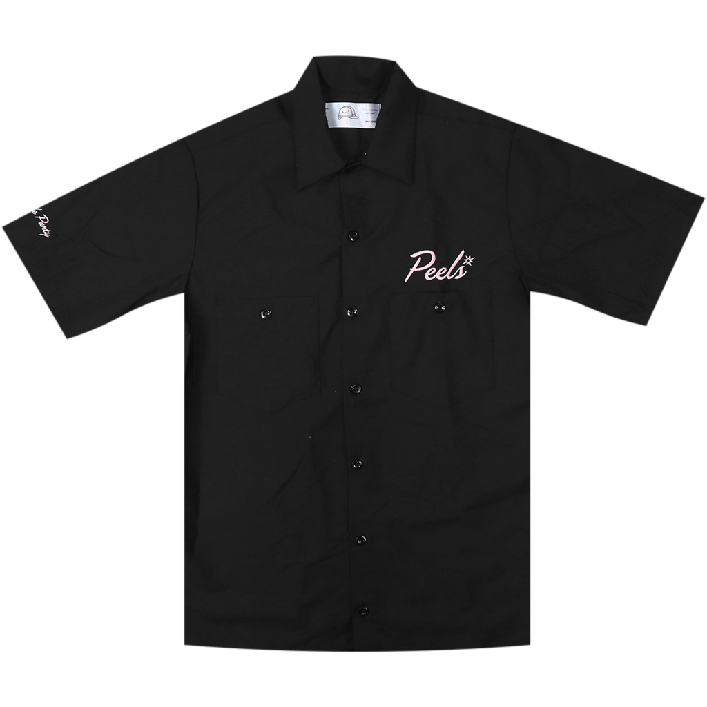 Peels Black Button Down Shirt