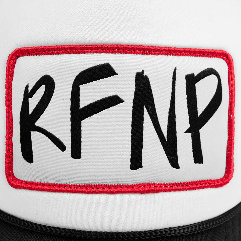 RFNP Black & White Trucker Hat