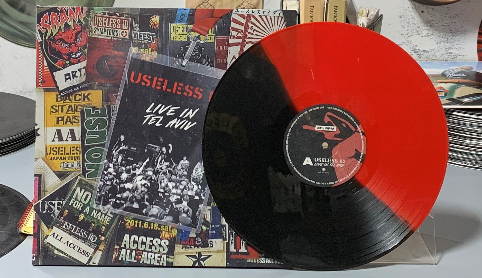 Useless ID – Live In Tel Aviv – 2XLP Custom Split Color Vinyl