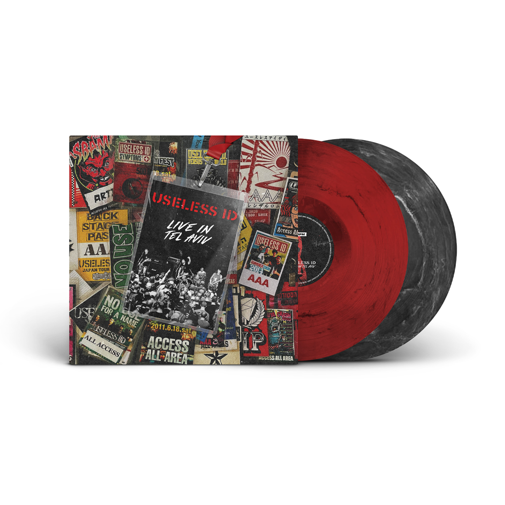 Useless ID – Live In Tel Aviv – 2XLP Custom Color Swirl Vinyl