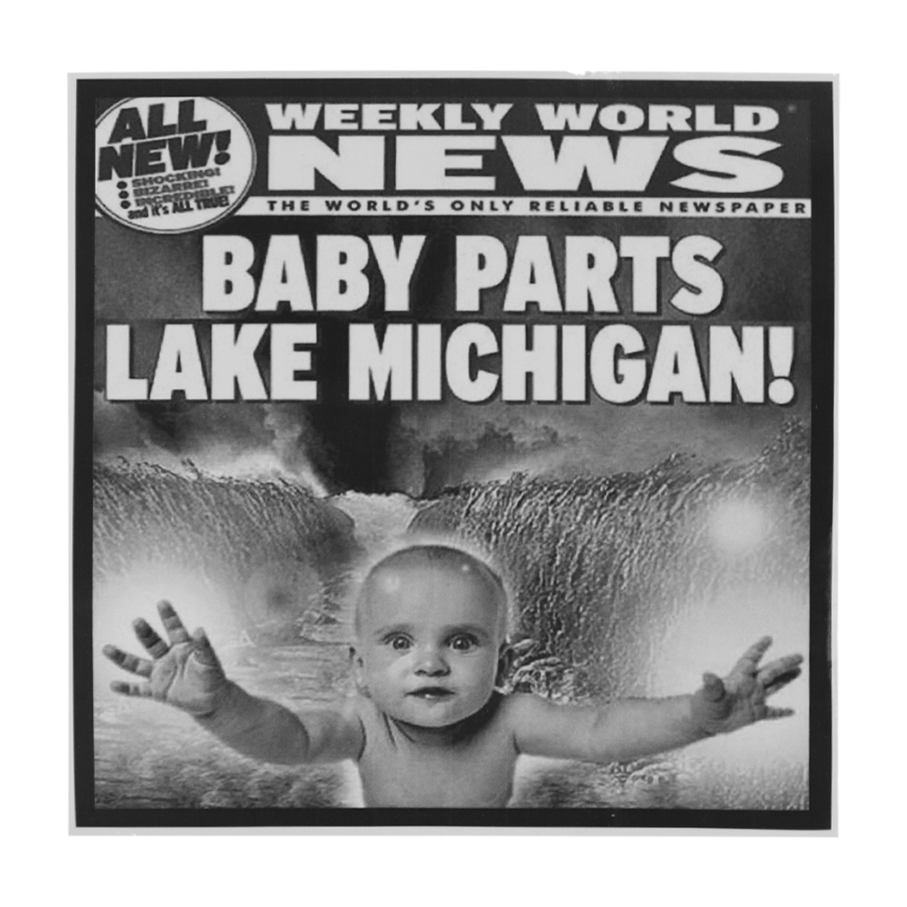 Baby Parts Lake Michigan Sticker