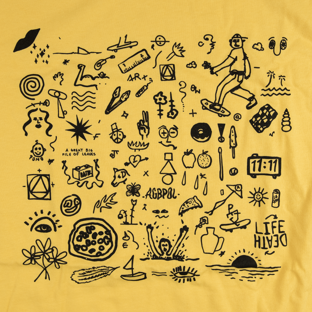 Doodle 2 Yellow T-Shirt