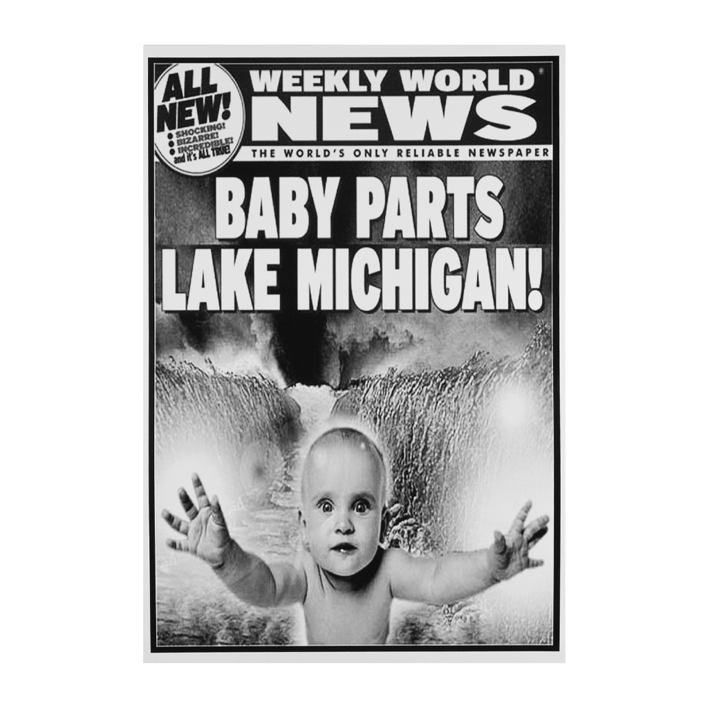 Baby Parts Lake Michigan! Poster