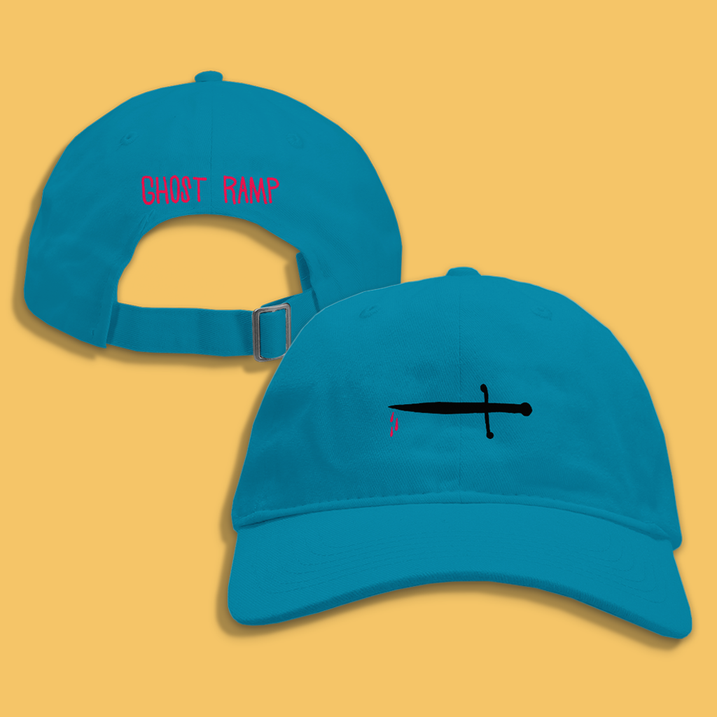 Dagger Neon Blue Hat