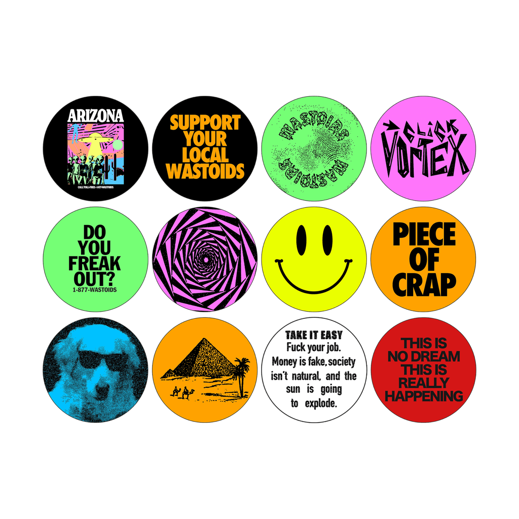 WASTOIDS BUTTON PACK!