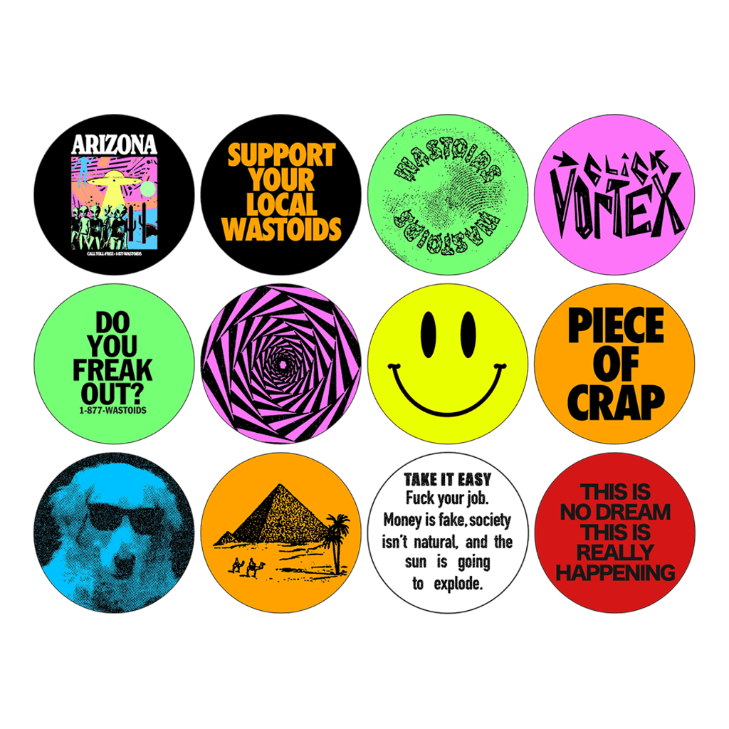 WASTOIDS BUTTON PACK!