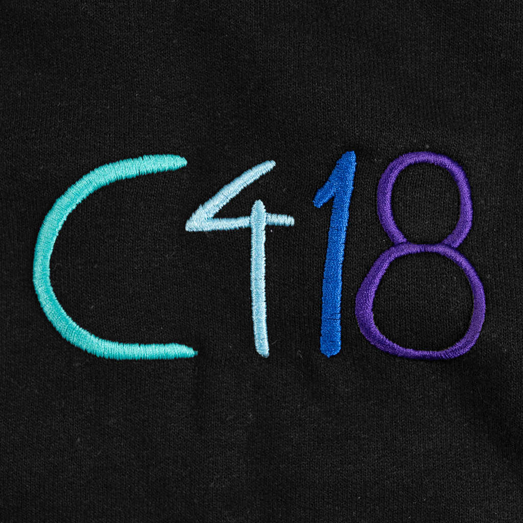 C418 Logo Black Sweatshirt
