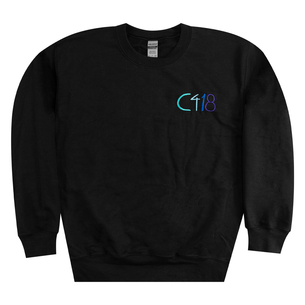 C418 Logo Black Sweatshirt