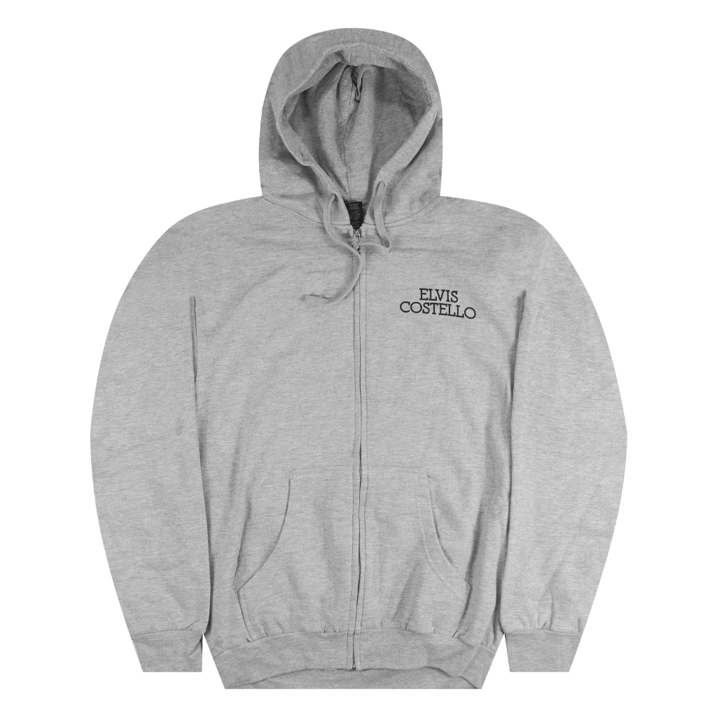 Stereophonic Zip Athletic Grey Hoodie