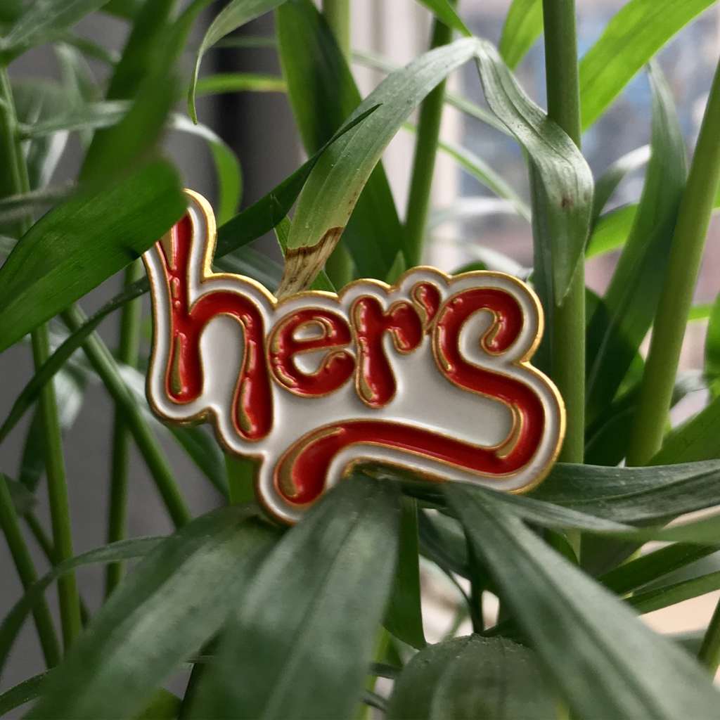 Her's Logo Pin