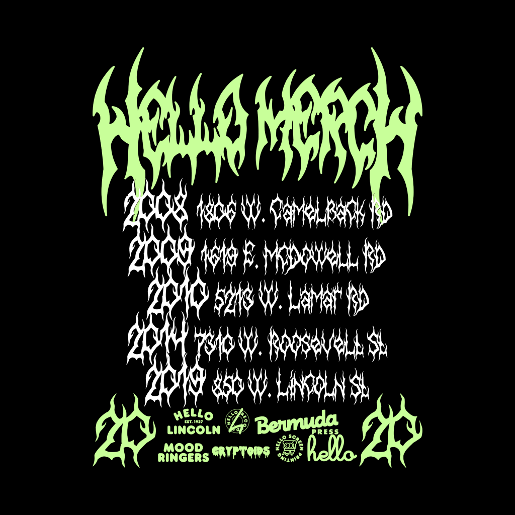 Hello Tarot Long Sleeve Puff & Glow T-Shirt