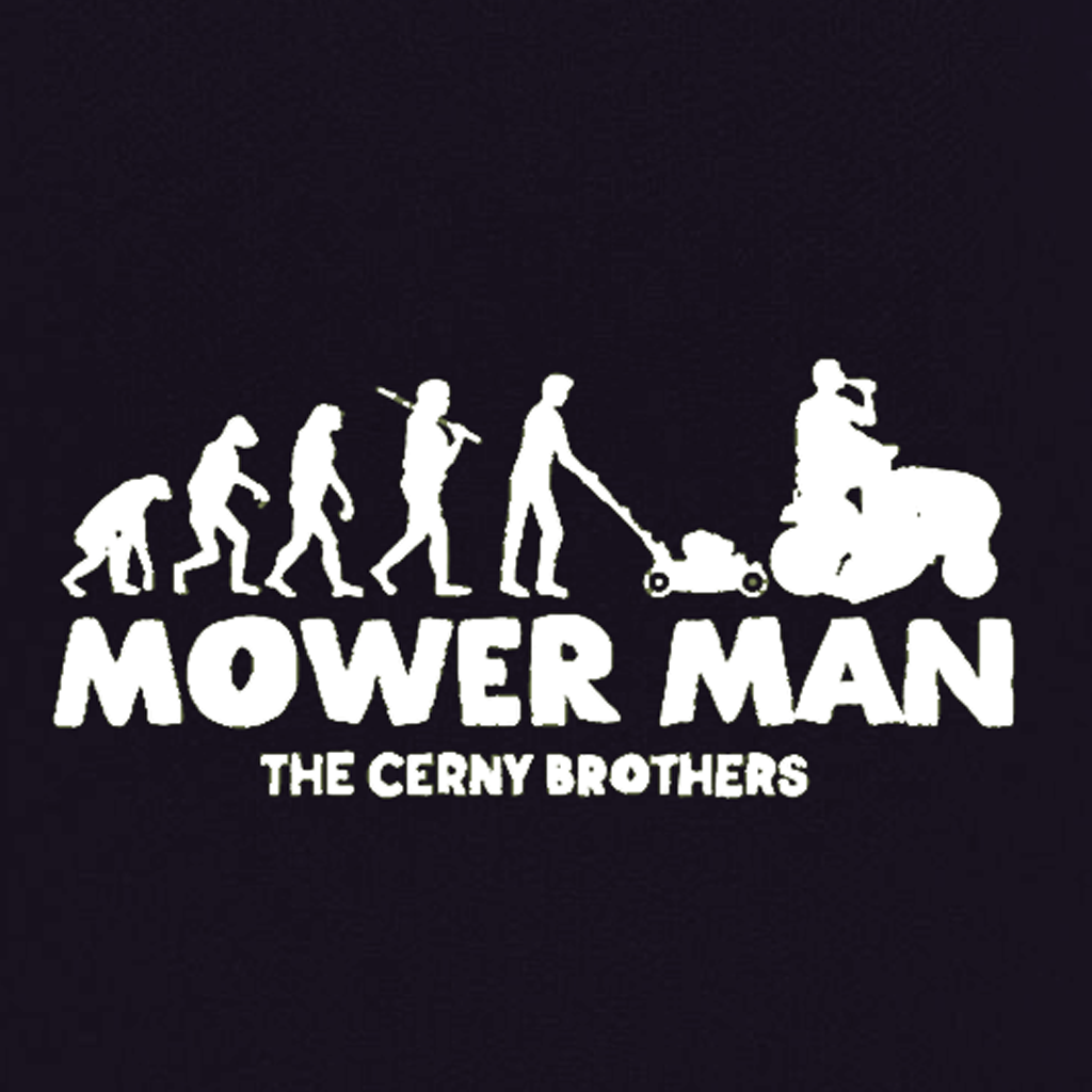 Mower Man Black Koozie