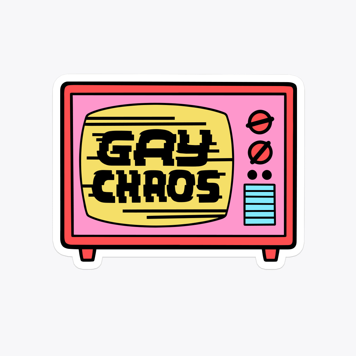 Gay Chaos Sticker