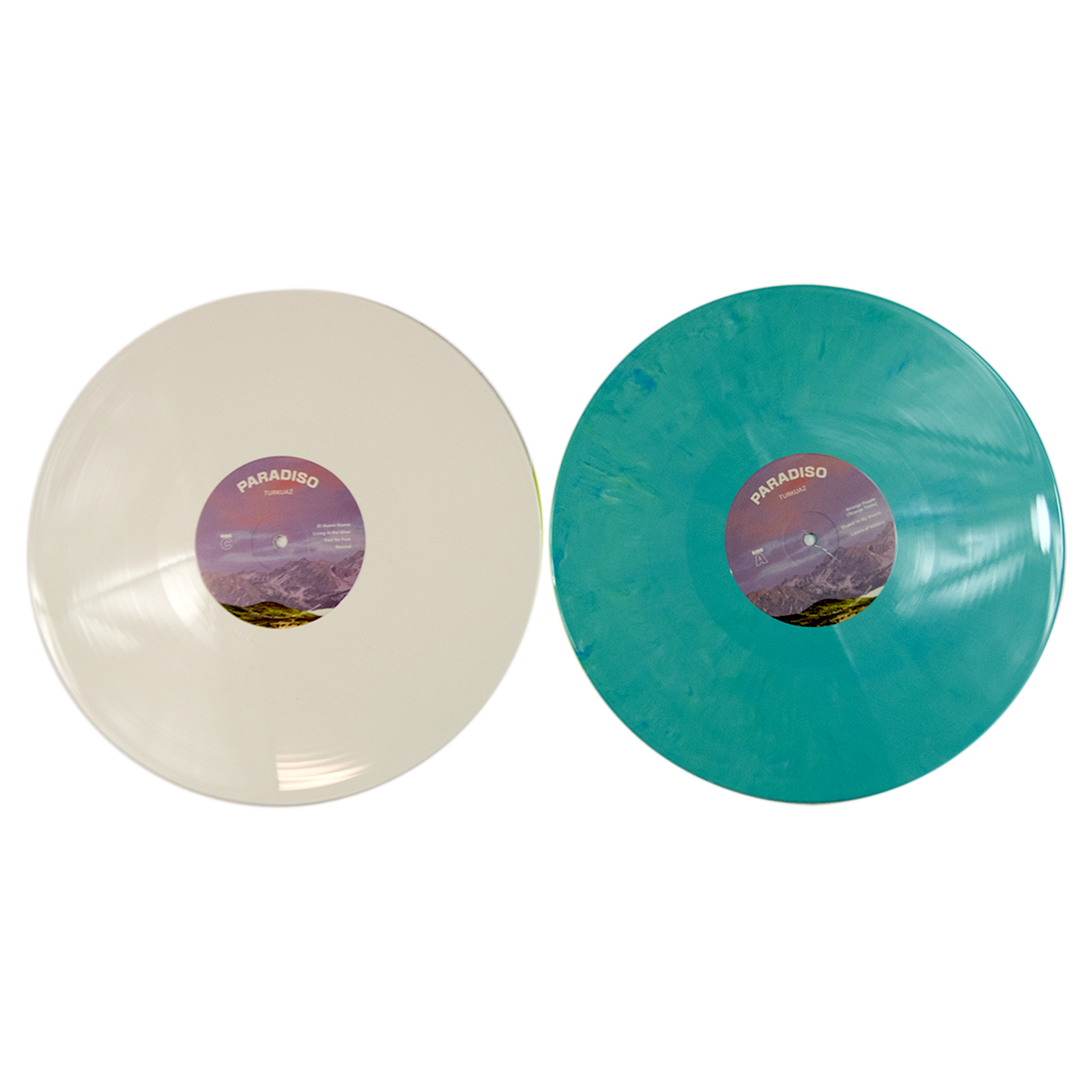 Paradiso Blue/White Custom Double Vinyl