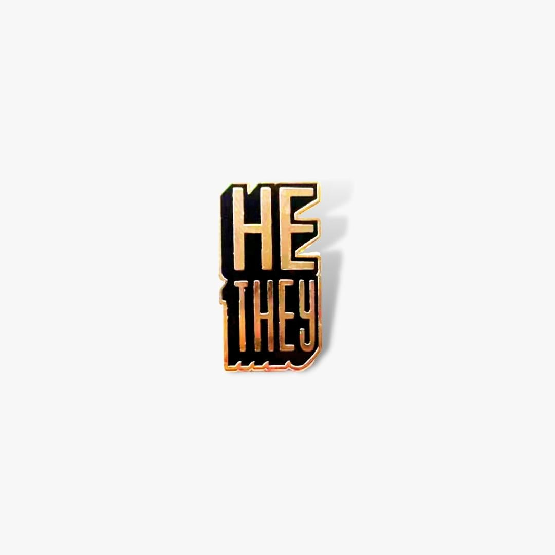 He/They Pronoun Pin