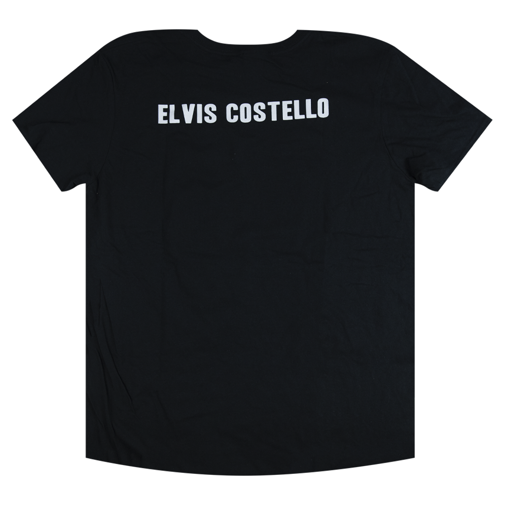 Stand Up Bass Portrait Black T-Shirt