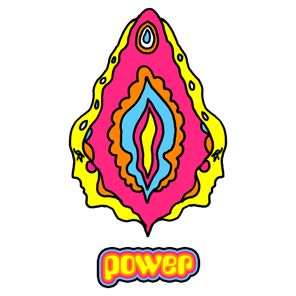 Vagina Power White T-Shirt