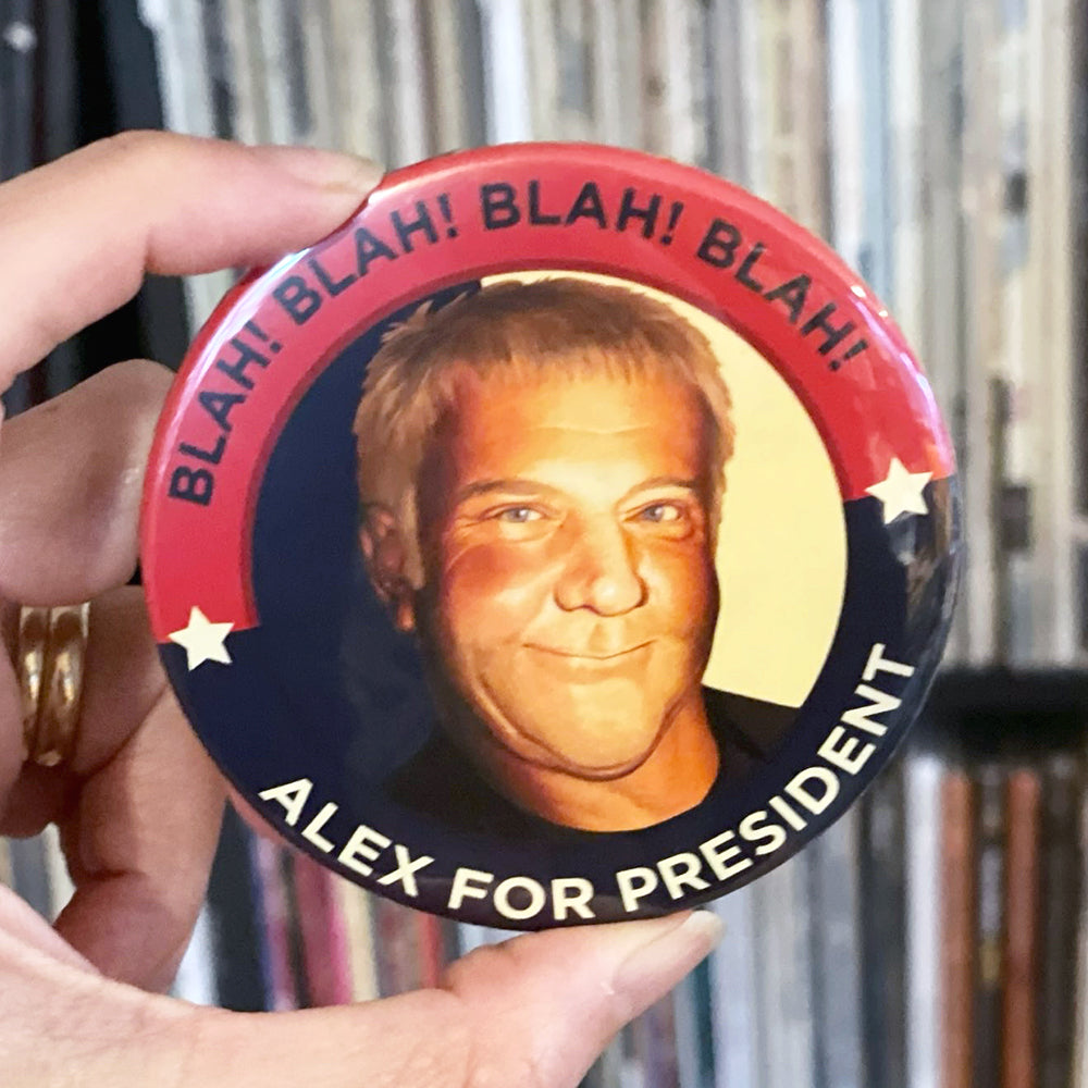 GEDDY, ALEX AND NEIL FOR PRESIDENT - RUSH BUTTONS BUNDLE