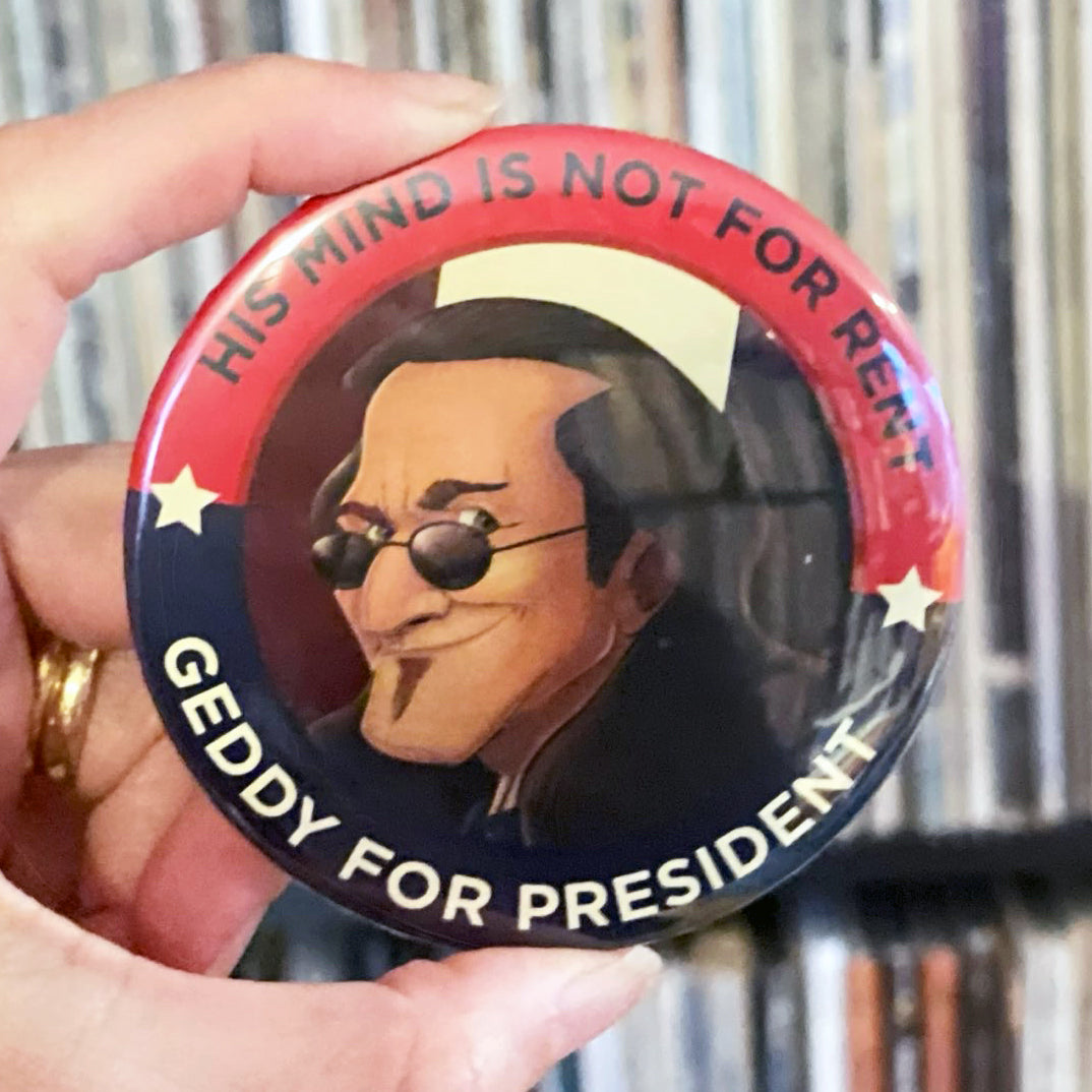 GEDDY, ALEX AND NEIL FOR PRESIDENT - RUSH BUTTONS BUNDLE