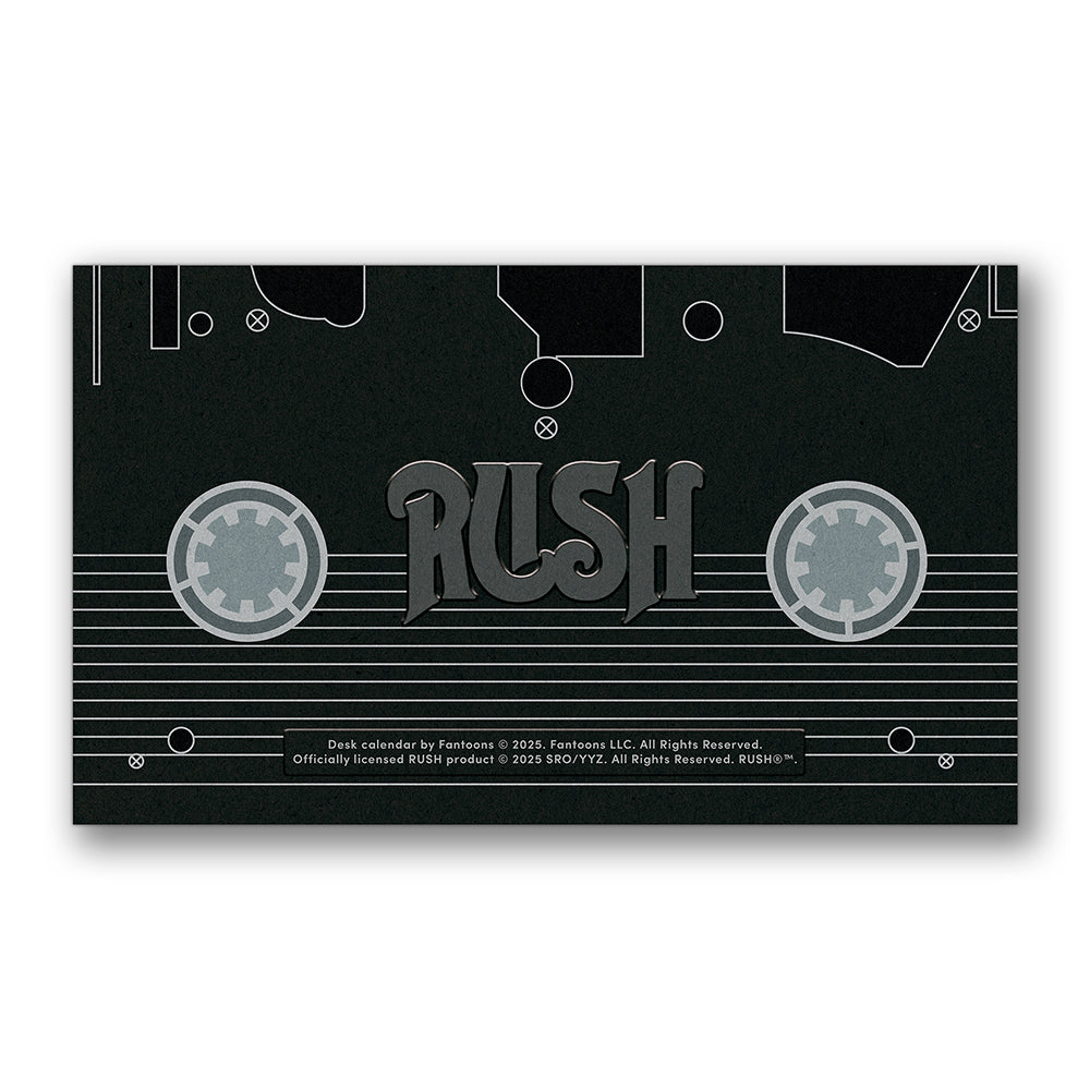 RUSH 2026 DESK CALENDAR (THE VHS EDITION)