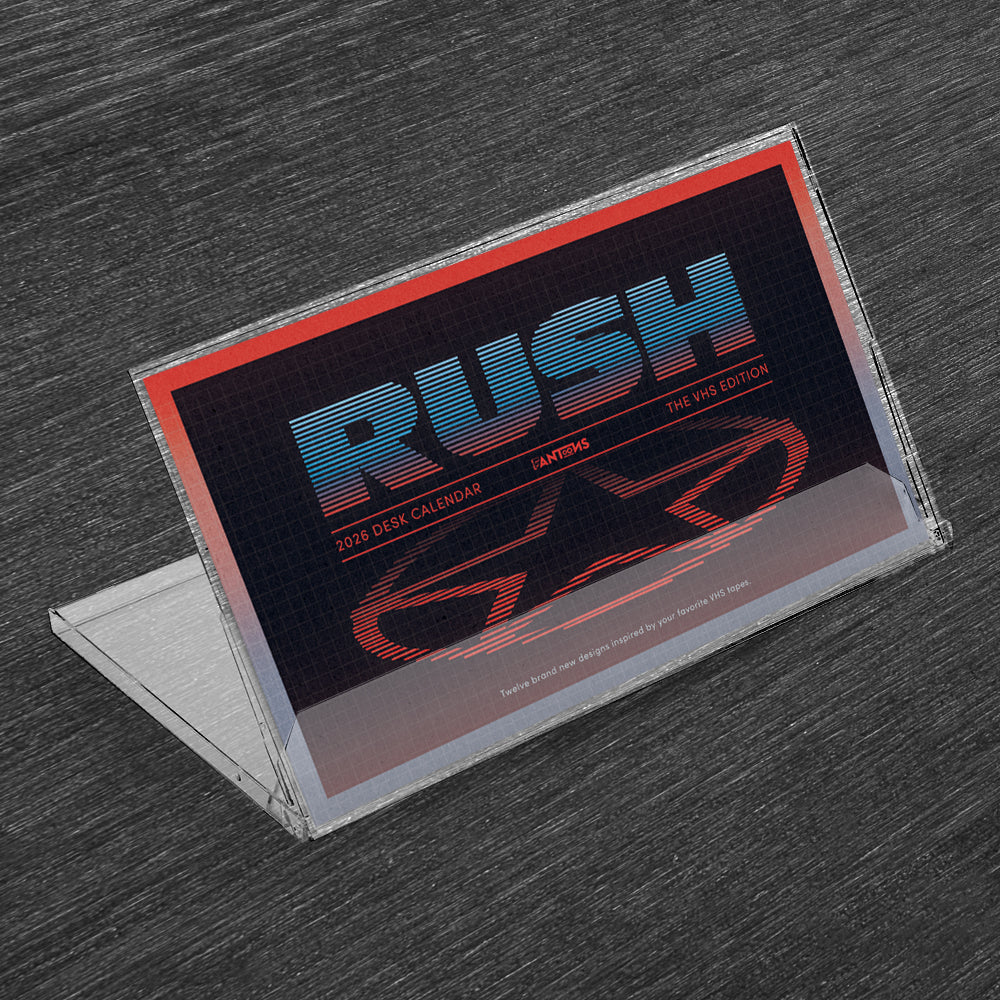 RUSH 2026 DESK CALENDAR (THE VHS EDITION)