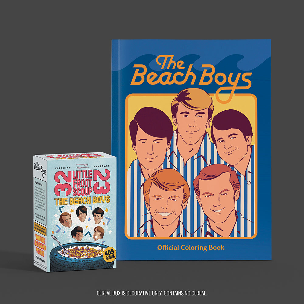 Little Froot Scoup Bundle (Ltd Edition): The Beach Boys Official Coloring Book + Decorative Cereal Box