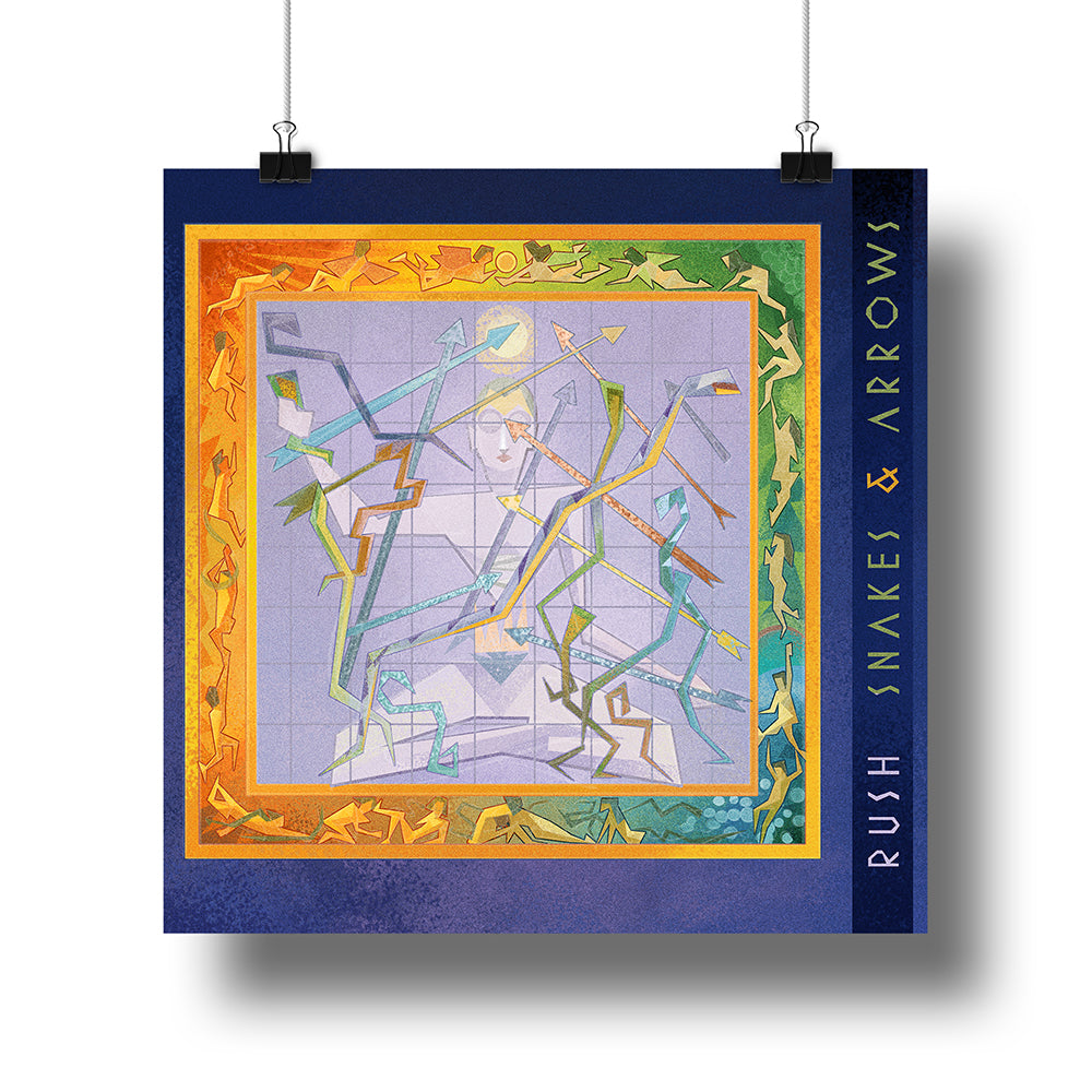 RUSH: Snakes & Arrows Cubist Print (LIMITED TO 20) - Official Rush Merch