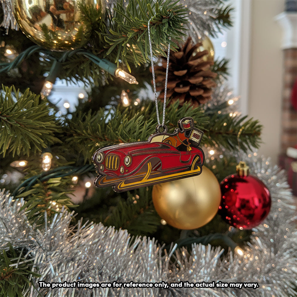 Rush Enamel Xmas Ornament - Red Barchetta (Limited Edition)