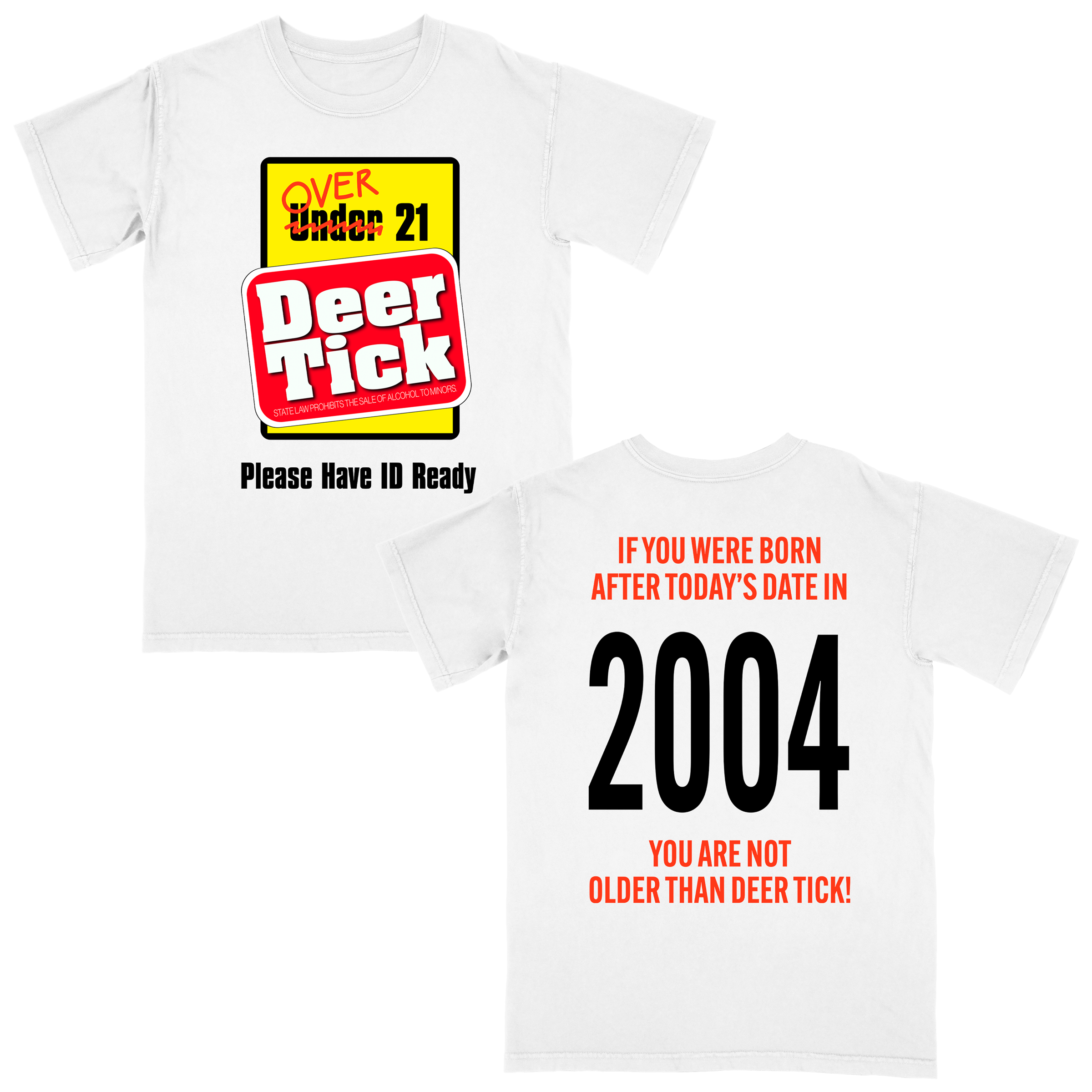 21st Birthday White T-Shirt