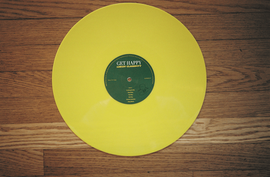 Leroy Clampitt - Get Happy - 12" Pale Yellow Vinyl