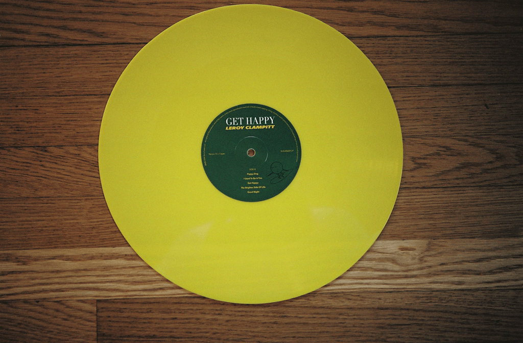 Leroy Clampitt - Get Happy - 12" Pale Yellow Vinyl