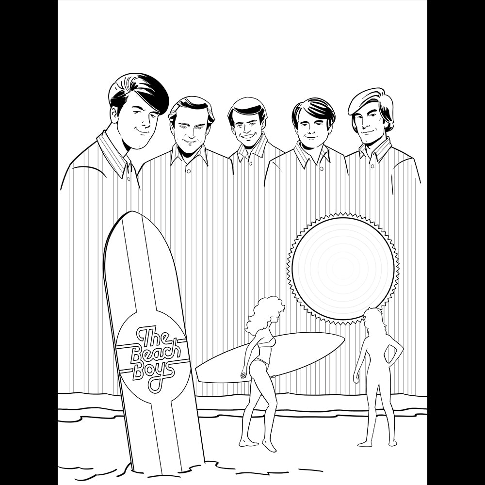 The Beach Boys Official Coloring Book