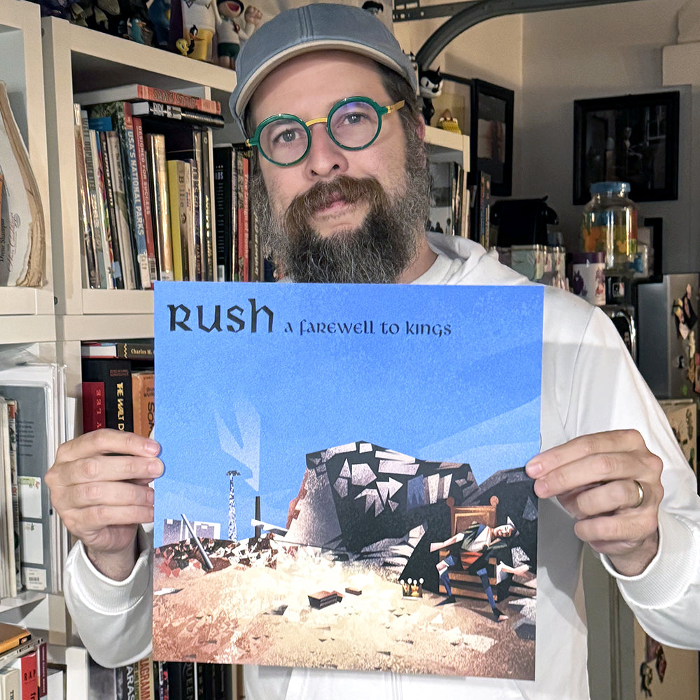 RUSH: A Farewell to Kings Cubist Print (LIMITED TO 30)