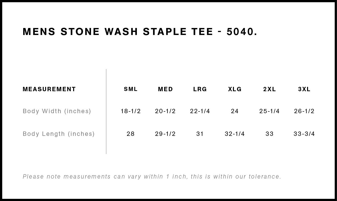 Paradise Tour Black Stone T-Shirt