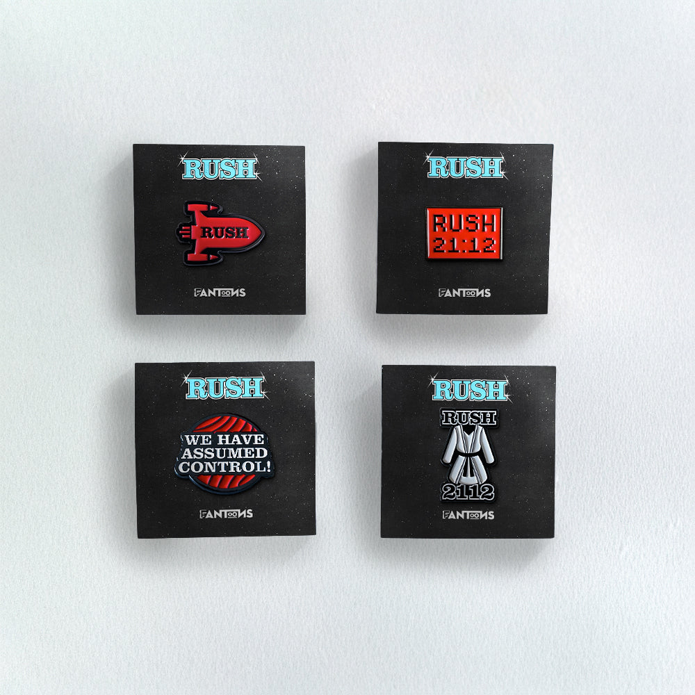 RUSH ENAMEL PIN COLLECTION - SERIES 1 BUNDLE