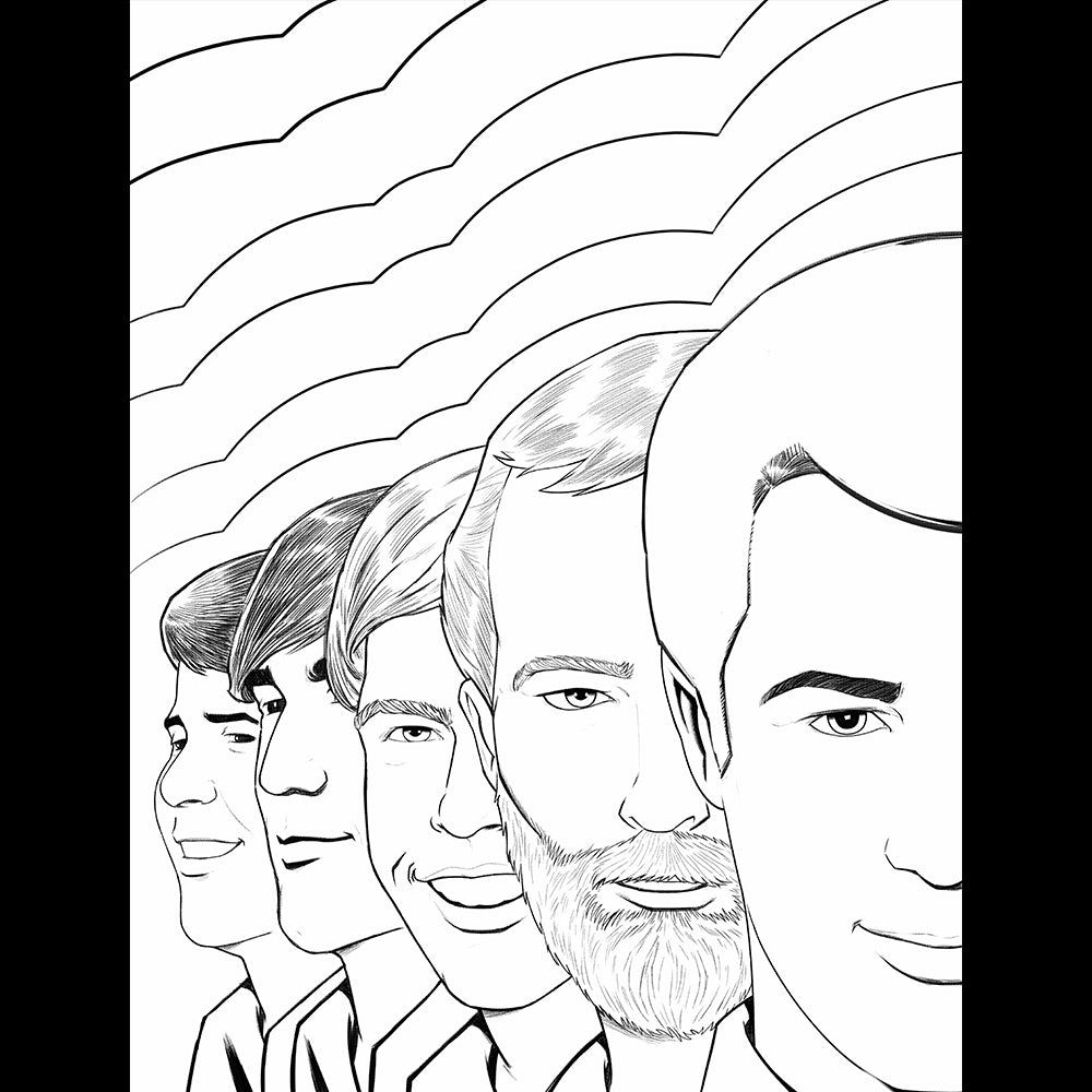 The Beach Boys Official Coloring Book