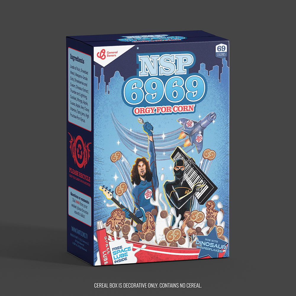 The Mystic Bundle: Becoming Ninja Sex Party - The Graphic Novel Part II: Autographed Edition + Vinyl 7" + Ceramic mug + Sticker sheet + Poster + Decorative cereal box