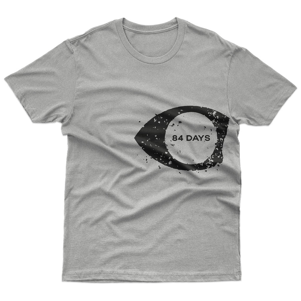 Eyeball Logo Athletic Grey T-Shirt (Challenging the Status Quo)