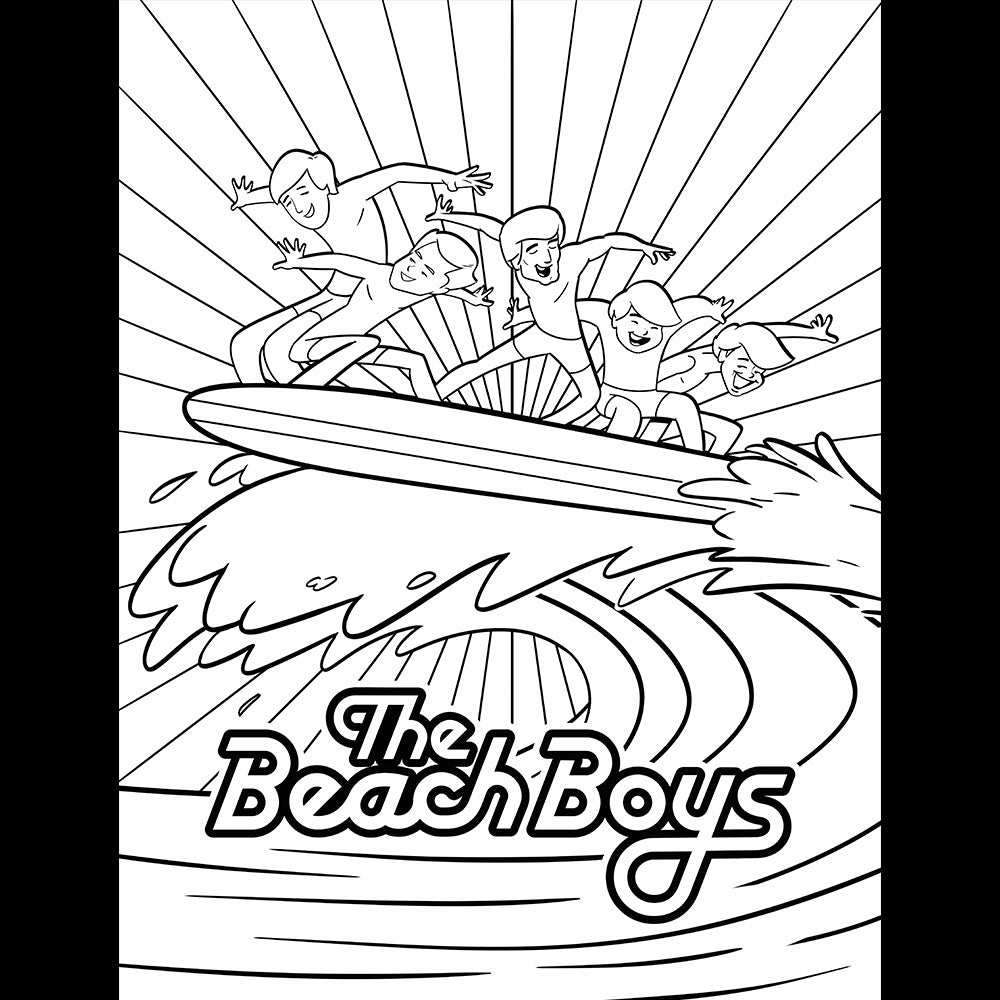 The Beach Boys Café Bundle (Ltd Edition): The Beach Boys Official Coloring Book + Mug