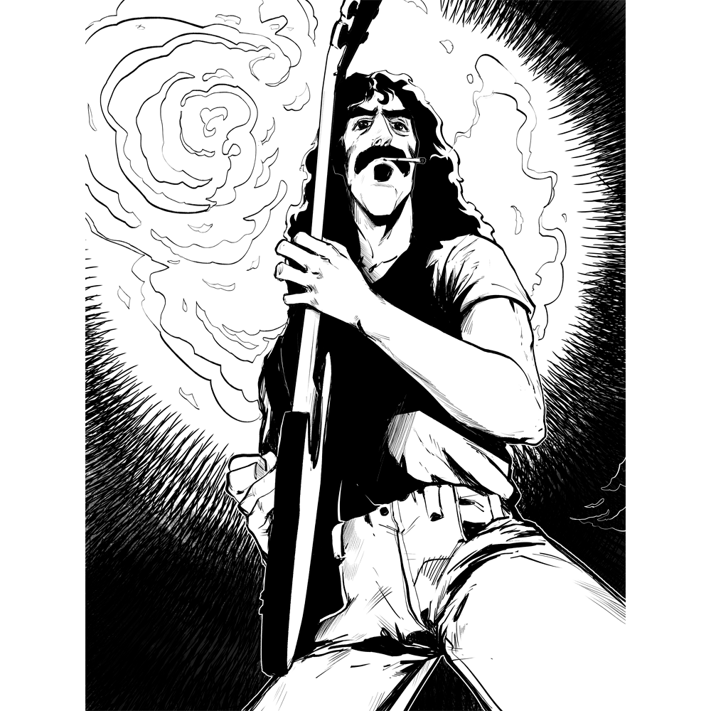 Frank Zappa Coloring Book